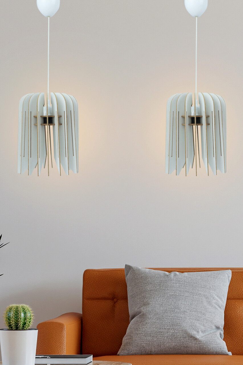 Lustra, Opviq, 390FLH1588, Alb - imagine 4